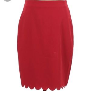 Red skirt Jacob size 6